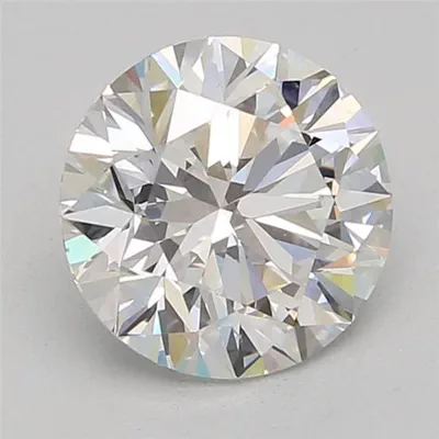 3.01ct E SI1 Rare Carat Ideal Cut Round Diamond