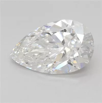2.04ct E VVS2 Rare Carat Ideal Cut Pear Lab Grown Diamond