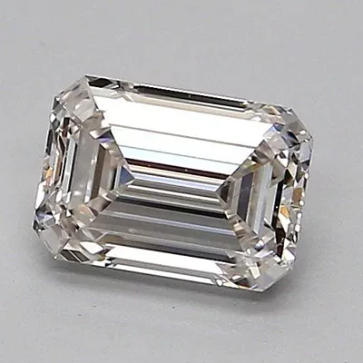 0.90ct I VS2 Rare Carat Ideal Cut Emerald Diamond