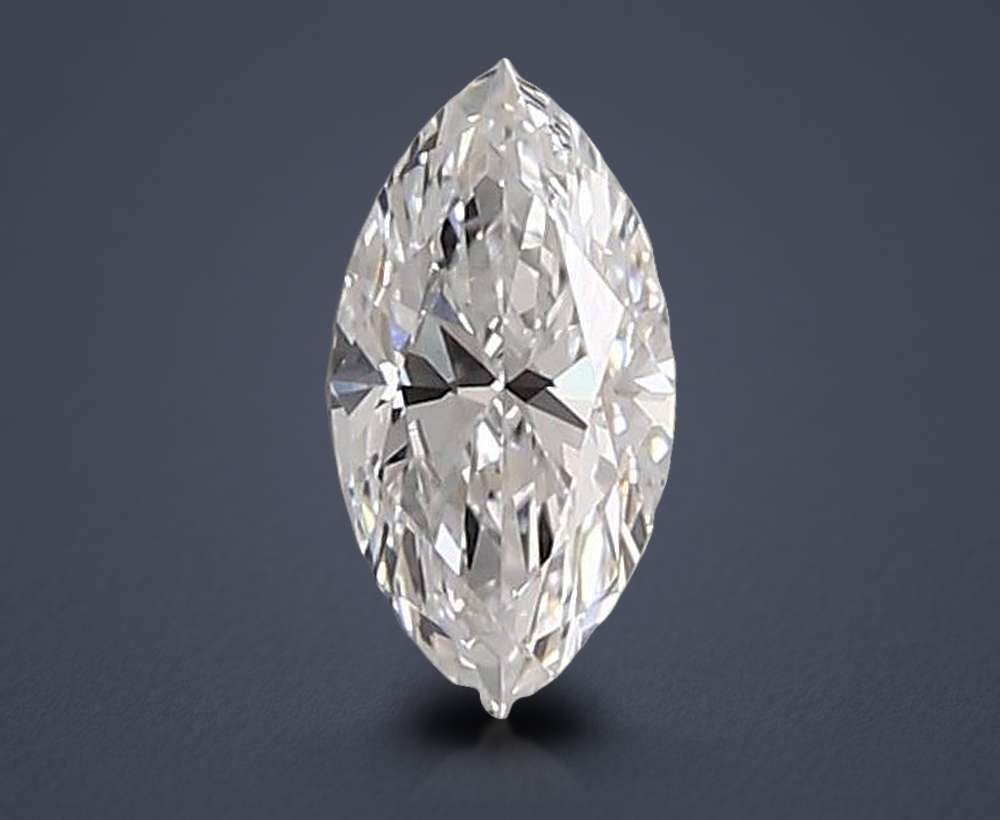 0.68ct D VVS2 Rare Carat Ideal Cut Marquise Lab Grown Diamond