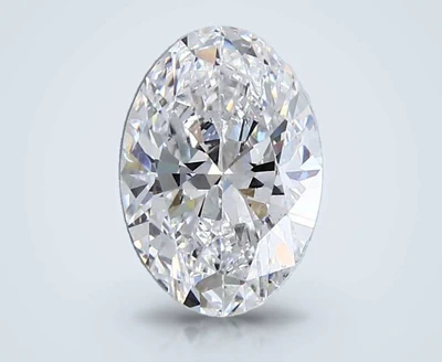 2.01ct D SI1 Rare Carat Ideal Cut Oval Diamond