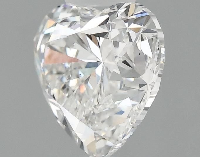 1.50ct F VS2 Rare Carat Ideal Cut Heart Lab Grown Diamond