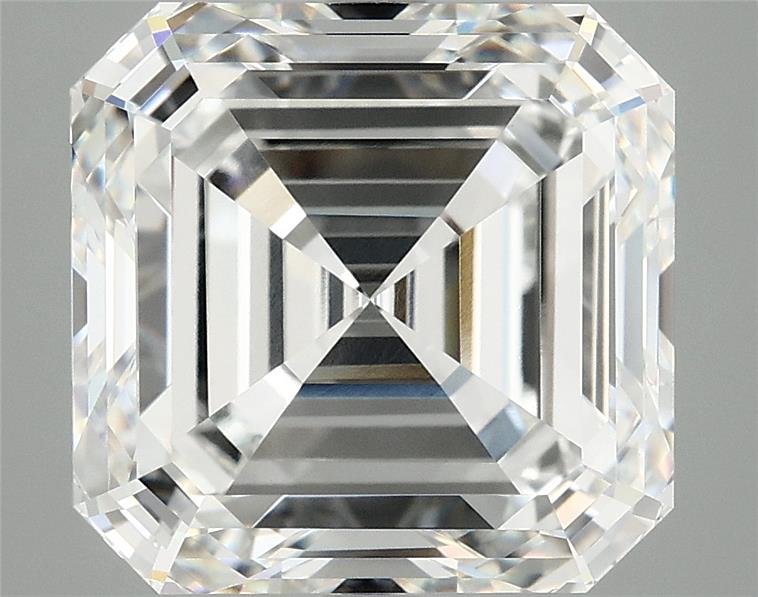 7.09ct F VVS2 Rare Carat Ideal Cut Asscher Lab Grown Diamond