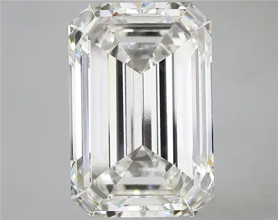15.29ct G VVS2 Very Good Cut Emerald Lab Grown Diamond