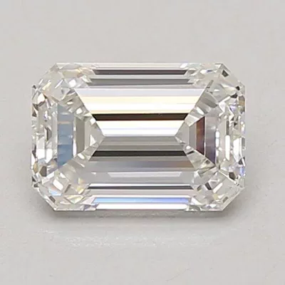 1.24ct E VS1 Rare Carat Ideal Cut Emerald Lab Grown Diamond