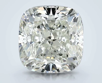 3.10ct J SI2 Rare Carat Ideal Cut Cushion Diamond