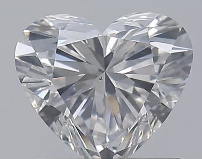 0.82ct F SI2 Rare Carat Ideal Cut Heart Diamond