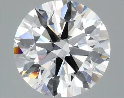 2.87ct F SI1 Rare Carat Ideal Cut Round Lab Grown Diamond