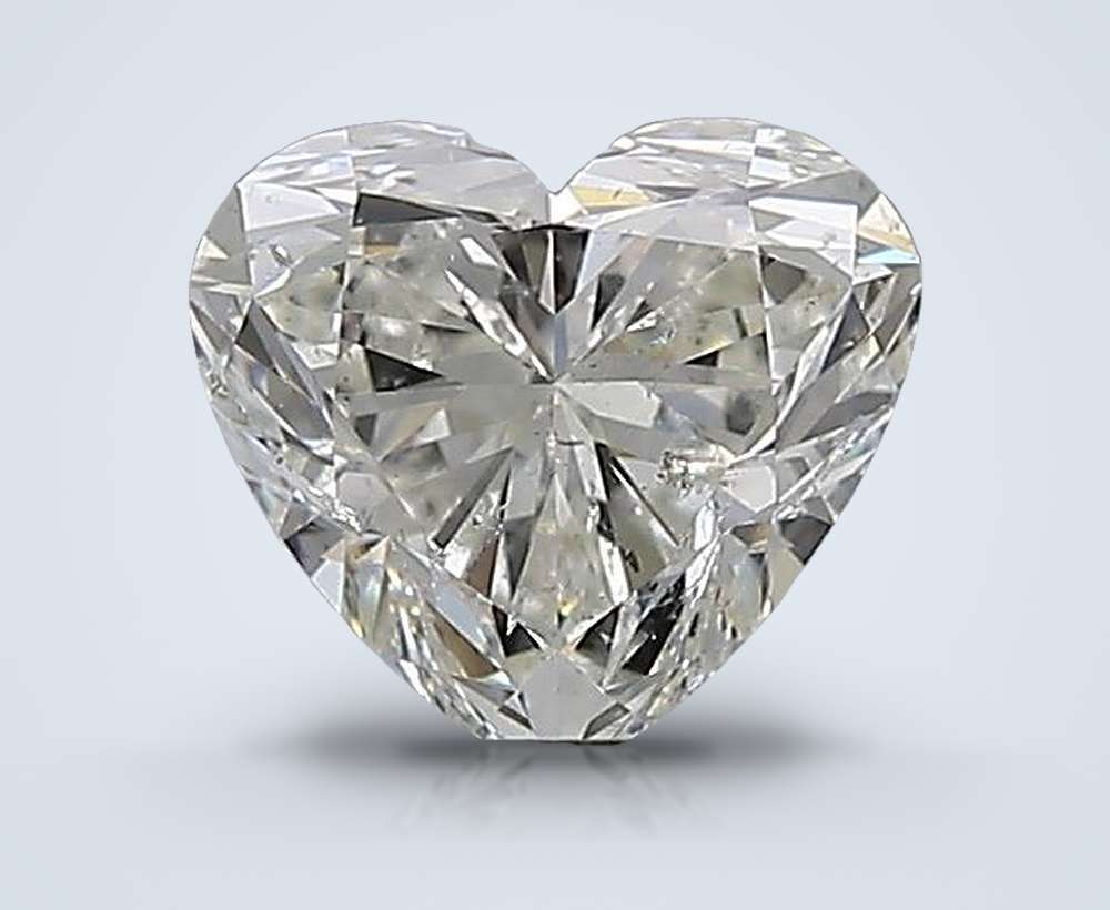 1.03ct H SI2 Rare Carat Ideal Cut Heart Diamond