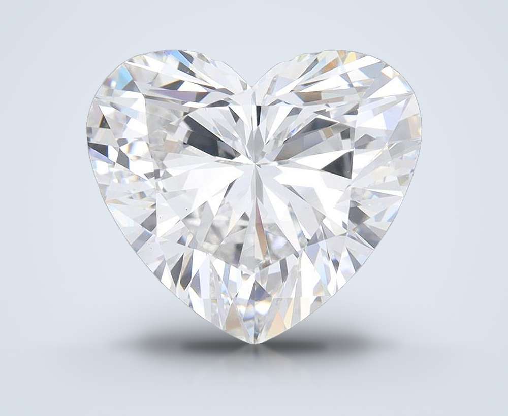 5.31ct E VS1 Excellent Cut Heart Lab Grown Diamond