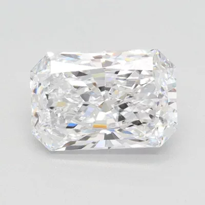 1.37ct D VVS1 Rare Carat Ideal Cut Radiant Lab Grown Diamond