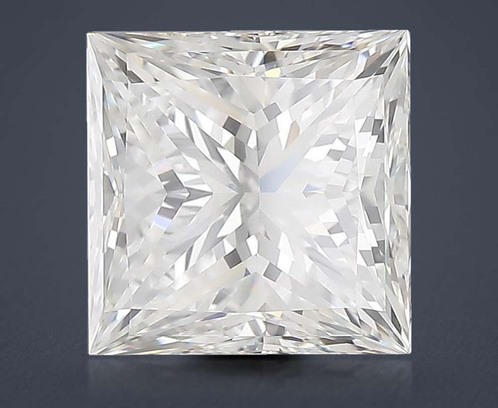 4.22ct G VS1 Rare Carat Ideal Cut Princess Diamond