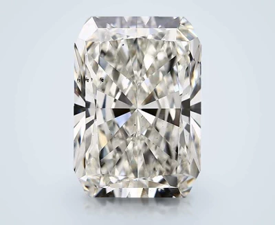 12.41ct H SI1 Rare Carat Ideal Cut Radiant Lab Grown Diamond