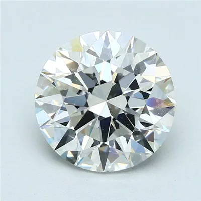 3.71ct G VVS2 Rare Carat Ideal Cut Round Diamond