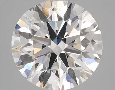 2.86ct F SI1 Rare Carat Ideal Cut Round Lab Grown Diamond