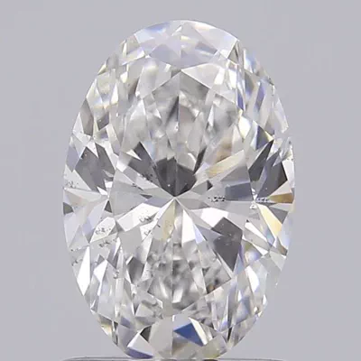 0.91ct E SI1 Very Good Cut Oval Lab Grown Diamond