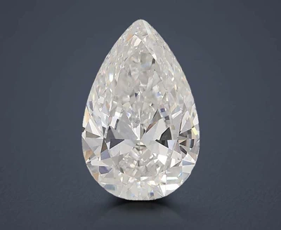 15.06ct F VS2 Very Good Cut Pear Lab Grown Diamond