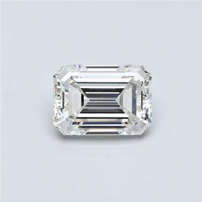 6.03ct H VS2 Rare Carat Ideal Cut Emerald Diamond