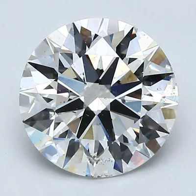 2.02ct I SI2 Rare Carat Ideal Cut Round Diamond