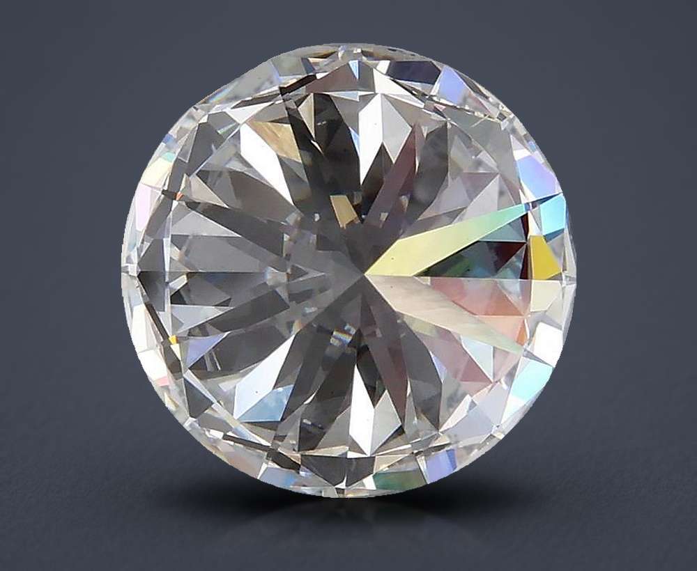 4.08ct F SI1 Rare Carat Ideal Cut Round Lab Grown Diamond