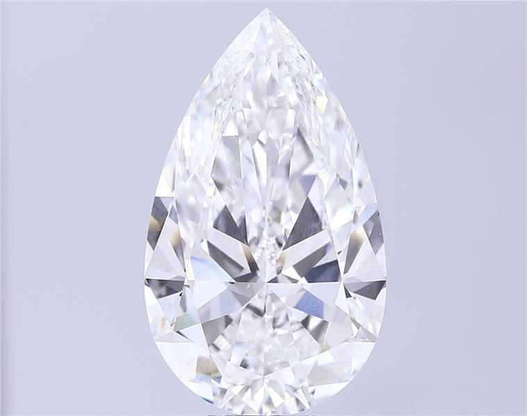 12.04ct F VS2 Rare Carat Ideal Cut Pear Lab Grown Diamond