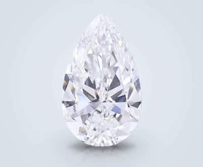 12.04ct F VS2 Rare Carat Ideal Cut Pear Lab Grown Diamond