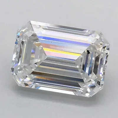 2.02ct F VS1 Rare Carat Ideal Cut Emerald Lab Grown Diamond