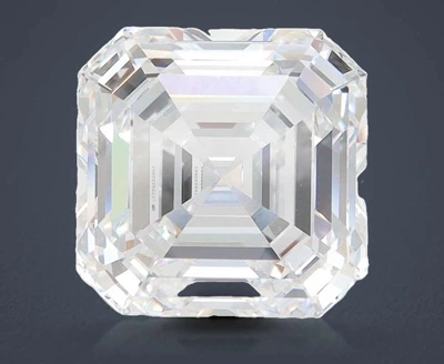 4.30ct D VVS1 Rare Carat Ideal Cut Asscher Lab Grown Diamond
