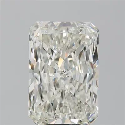 8.05ct K SI2 Rare Carat Ideal Cut Radiant Diamond