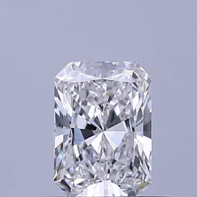 0.51ct D VVS1 Rare Carat Ideal Cut Radiant Lab Grown Diamond