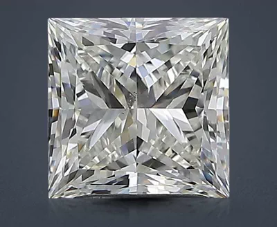 2.51ct J SI1 Rare Carat Ideal Cut Princess Diamond