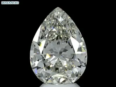 5.02ct J VVS2 Rare Carat Ideal Cut Pear Diamond