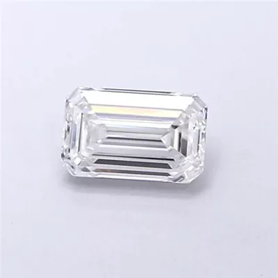 0.78ct D VVS1 Rare Carat Ideal Cut Emerald Lab Grown Diamond