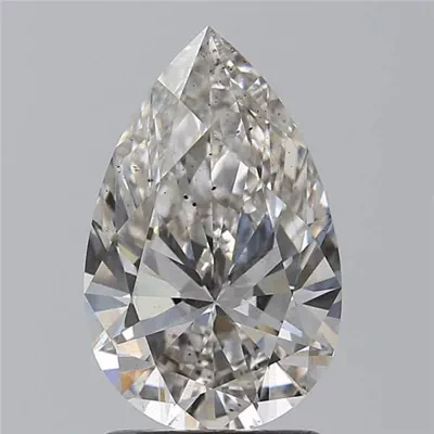 1.71ct I SI1 Rare Carat Ideal Cut Pear Lab Grown Diamond
