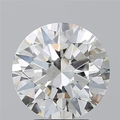 3.01ct K VS2 Rare Carat Ideal Cut Round Diamond