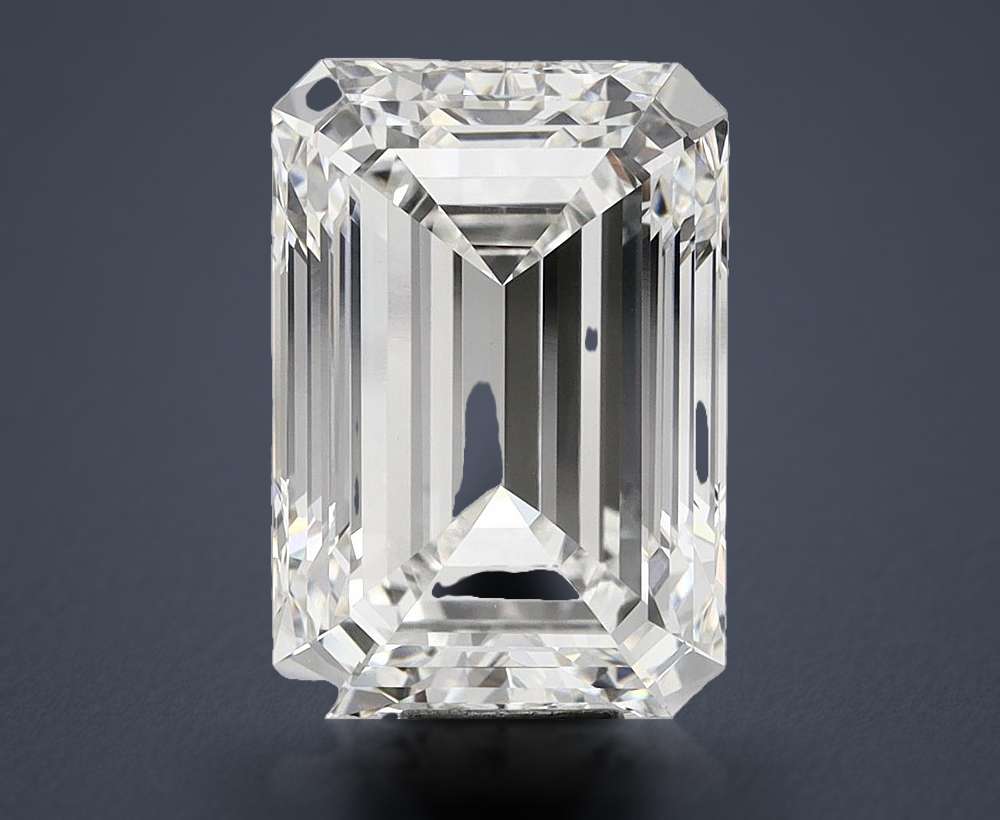 16.10ct F VVS2 Rare Carat Ideal Cut Emerald Lab Grown Diamond