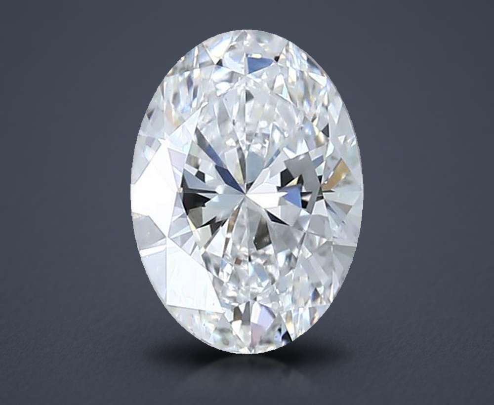 1.52ct E VVS2 Rare Carat Ideal Cut Oval Lab Grown Diamond