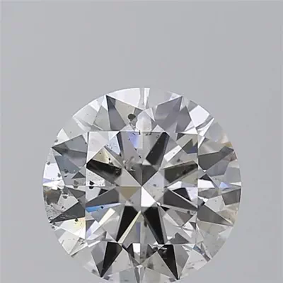 3.02ct F SI2 Rare Carat Ideal Cut Round Diamond