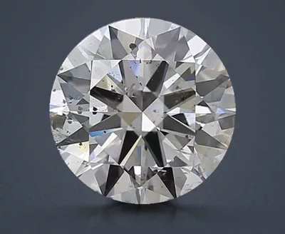 3.02ct F SI2 Rare Carat Ideal Cut Round Diamond