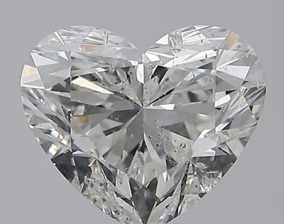 3.01ct G SI2 Very Good Cut Heart Diamond