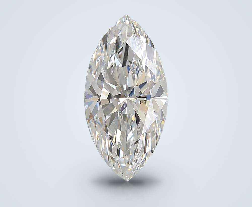 4.05ct E VS1 Rare Carat Ideal Cut Marquise Lab Grown Diamond