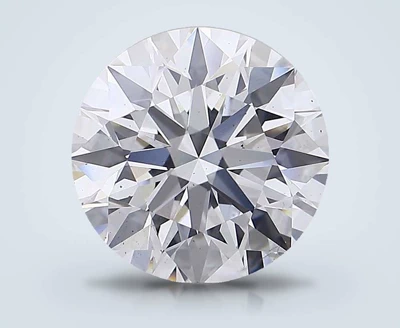 4.51ct F SI1 Rare Carat Ideal Cut Round Lab Grown Diamond
