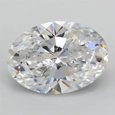 3.51ct D VS1 Rare Carat Ideal Cut Oval Lab Grown Diamond