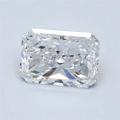 1.01ct D SI1 Very Good Cut Radiant Diamond