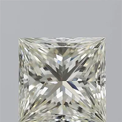 3.01ct J SI1 Very Good Cut Princess Diamond