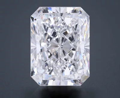 10.73ct F VVS2 Rare Carat Ideal Cut Radiant Lab Grown Diamond