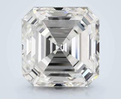 5.04ct F VVS2 Excellent Cut Asscher Lab Grown Diamond
