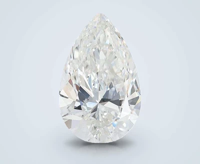 6.08ct F VVS2 Rare Carat Ideal Cut Pear Lab Grown Diamond