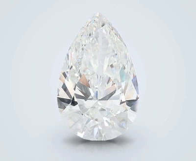 13.08ct E VVS2 Rare Carat Ideal Cut Pear Lab Grown Diamond