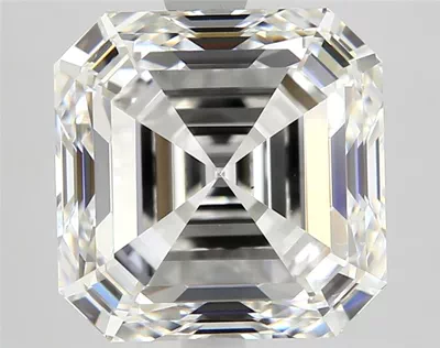 4.21ct G VS2 Rare Carat Ideal Cut Asscher Diamond